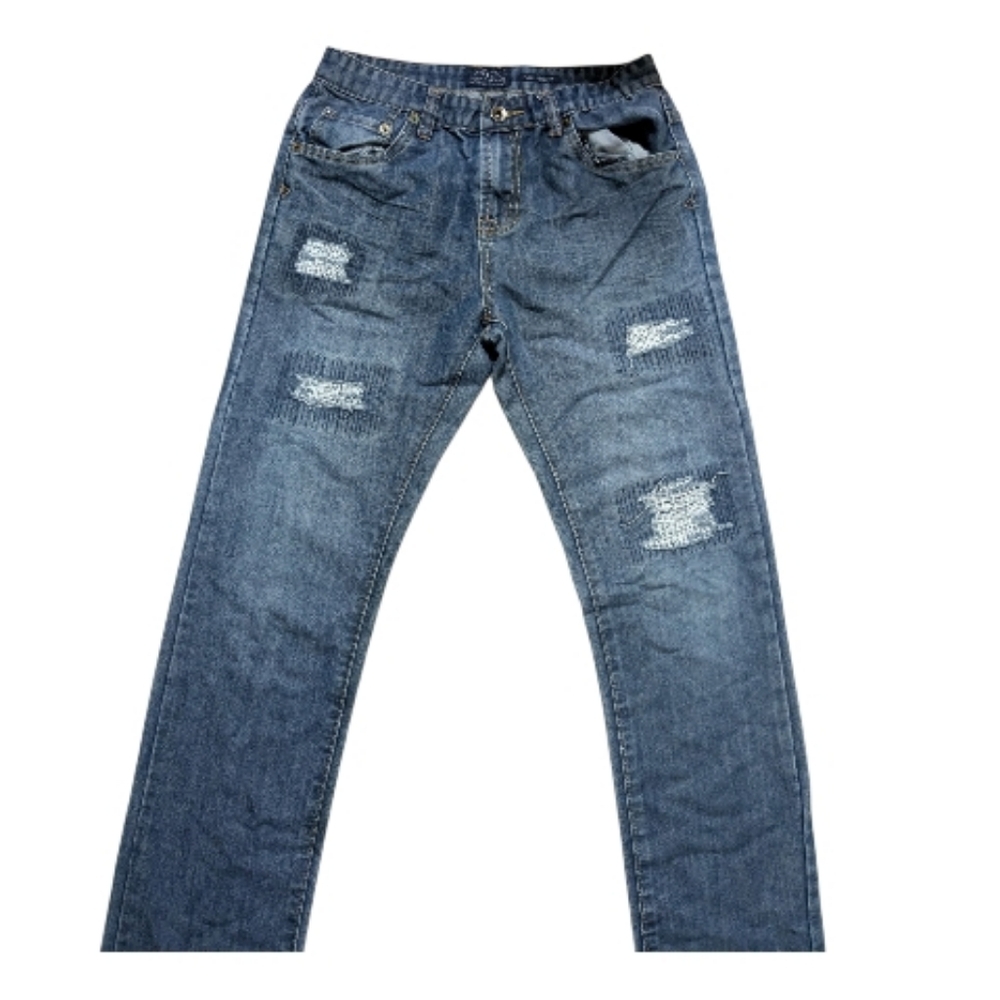 Lucky Brand Lilly Straight Girls Distressed Jeans, Size 20